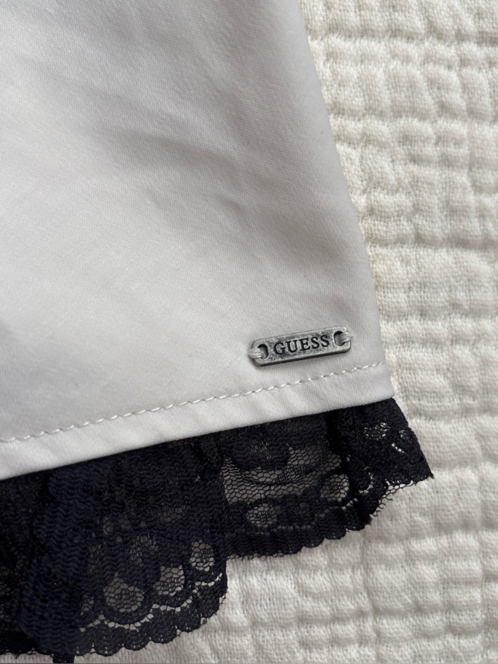 y2k guess lacey corset bustier top ⋆.𐙚 ̊ - Picture 4 of 5